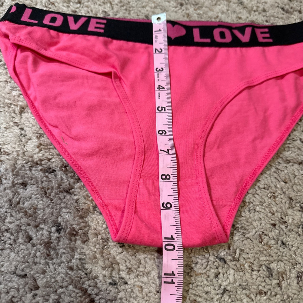 Women's Unbranded Panties XL Black Pink Red Beige 4-Pack - Picture 11 of 15